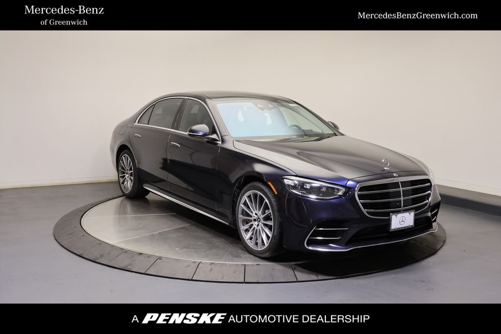 Certified Used 2023 Nautical Blue Metallic Mercedes-Benz S 580 image 1