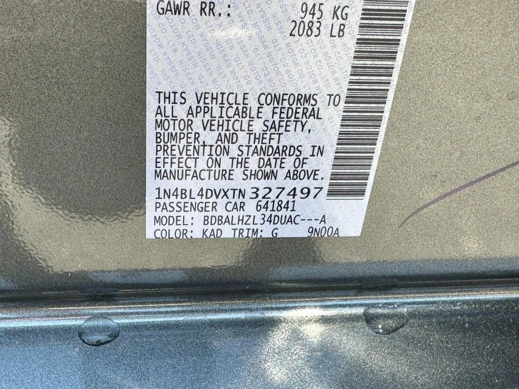 New 2026 Gun Metallic Nissan SV Special Edition image 15