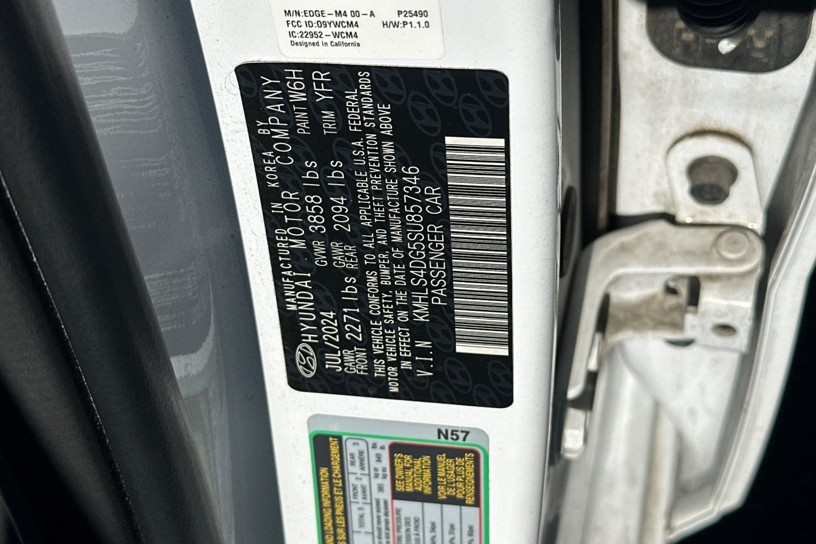 Certified Used 2025 Serenity White Hyundai SEL Convenience image 28