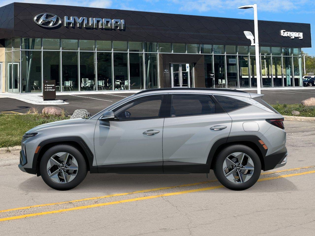 New 2026 Shimmering Silver Hyundai SEL Premium AWD image 3
