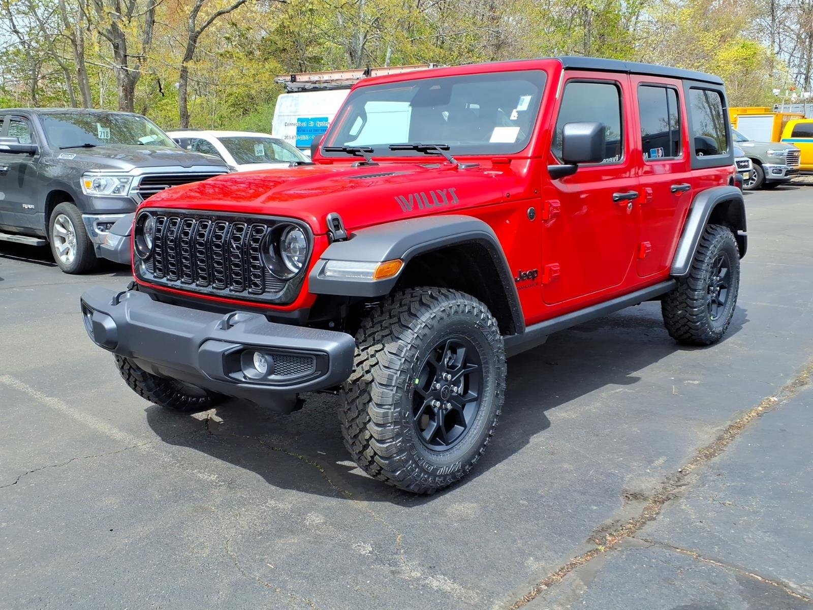 New 2026 Firecracker Red Clear-Coat Exterior Paint Jeep Willys image 3