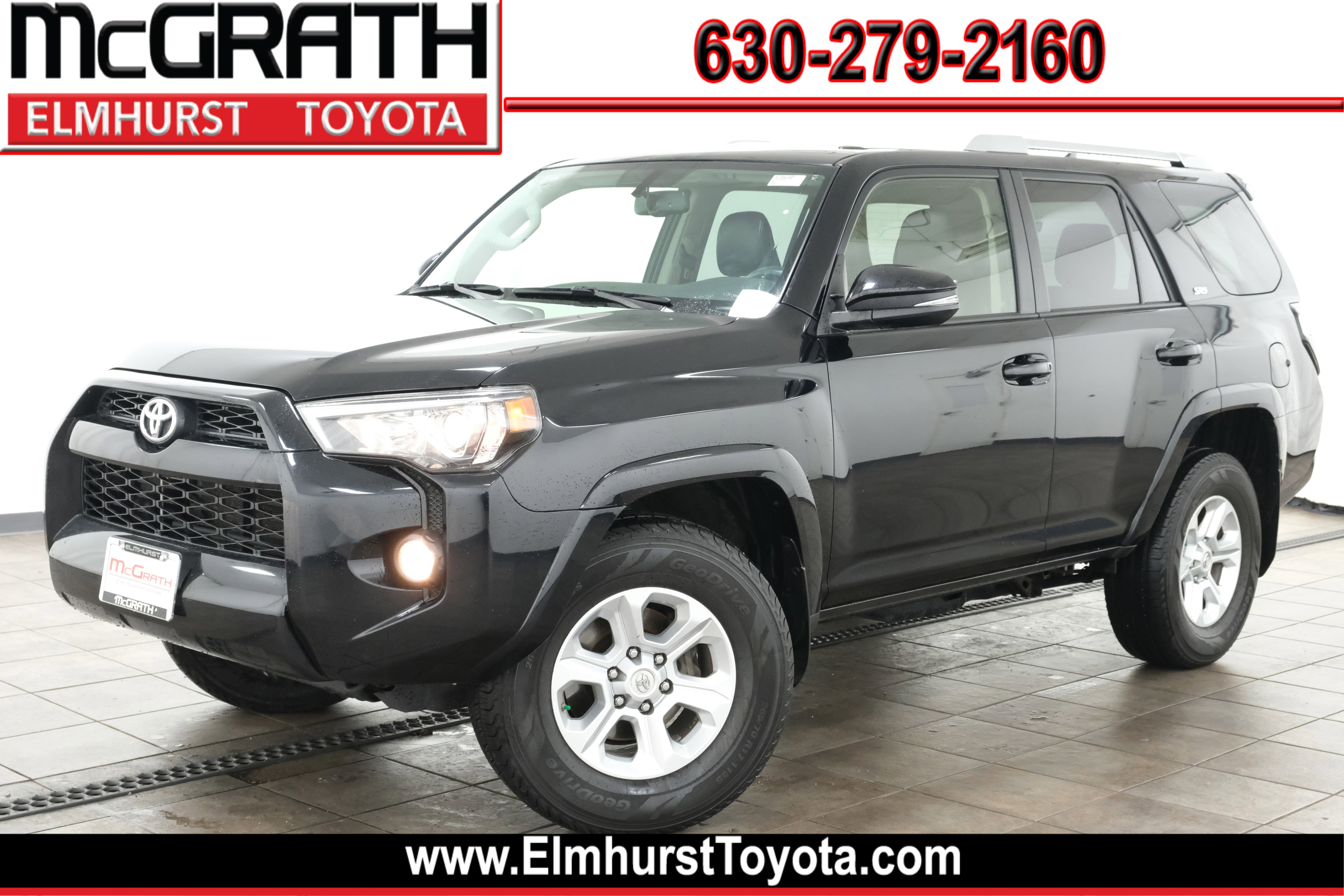 Midnight Black Metallic 2017 Toyota 4Runner SR5 Premium 4WD SUV / Crossover Four-Wheel Drive 5-Speed Automatic