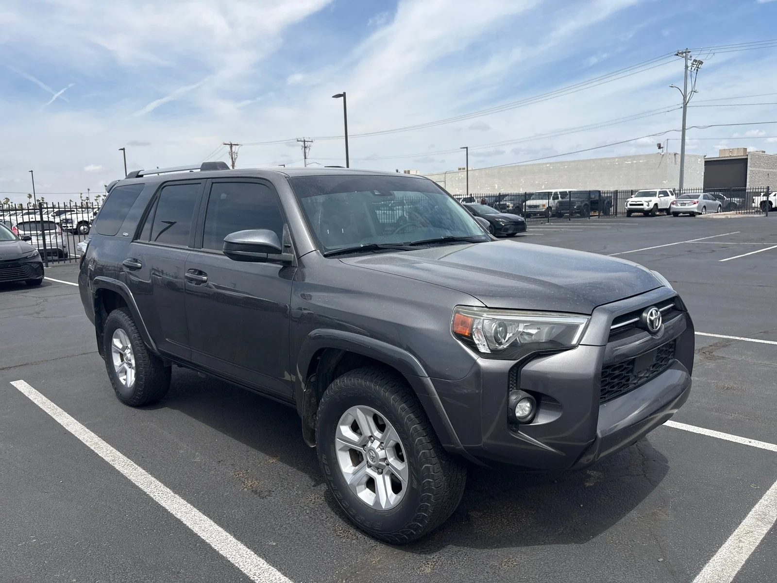 Used 2021 Magnetic Gray Metallic Toyota SR5 image 1