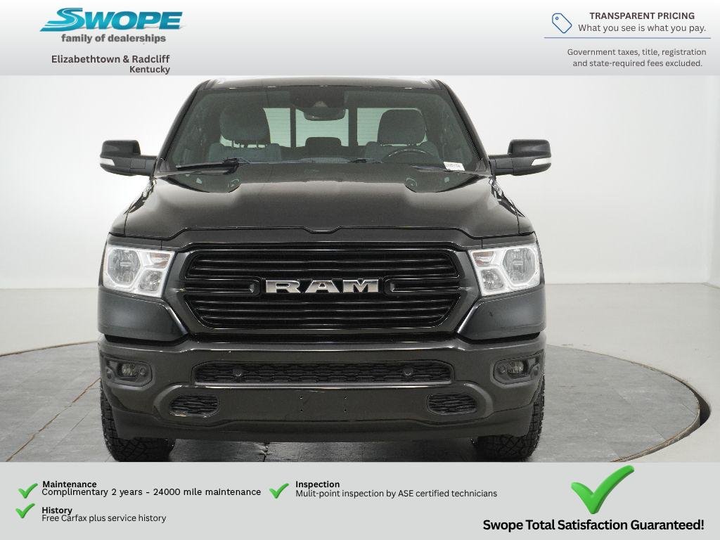 Used 2021 Diamond Black Crystal Pearlcoat Ram Big Horn image 8