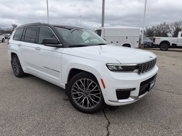 Used 2023 Bright White Clearcoat Jeep Summit Reserve image 24