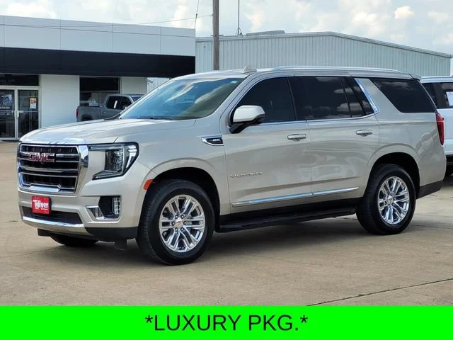 Used 2023 Pearl Beige Metallic GMC SLT image 4