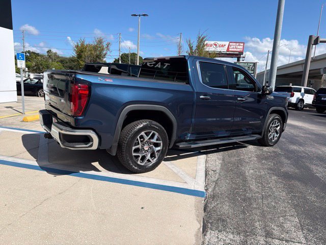 Used 2022 PACIFIC BLUE METALLIC GMC SLT image 8