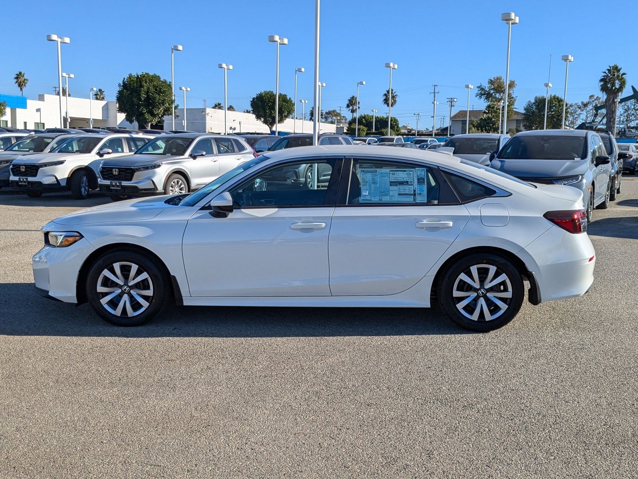 New 2026 Platinum White Pearl Honda LX image 6