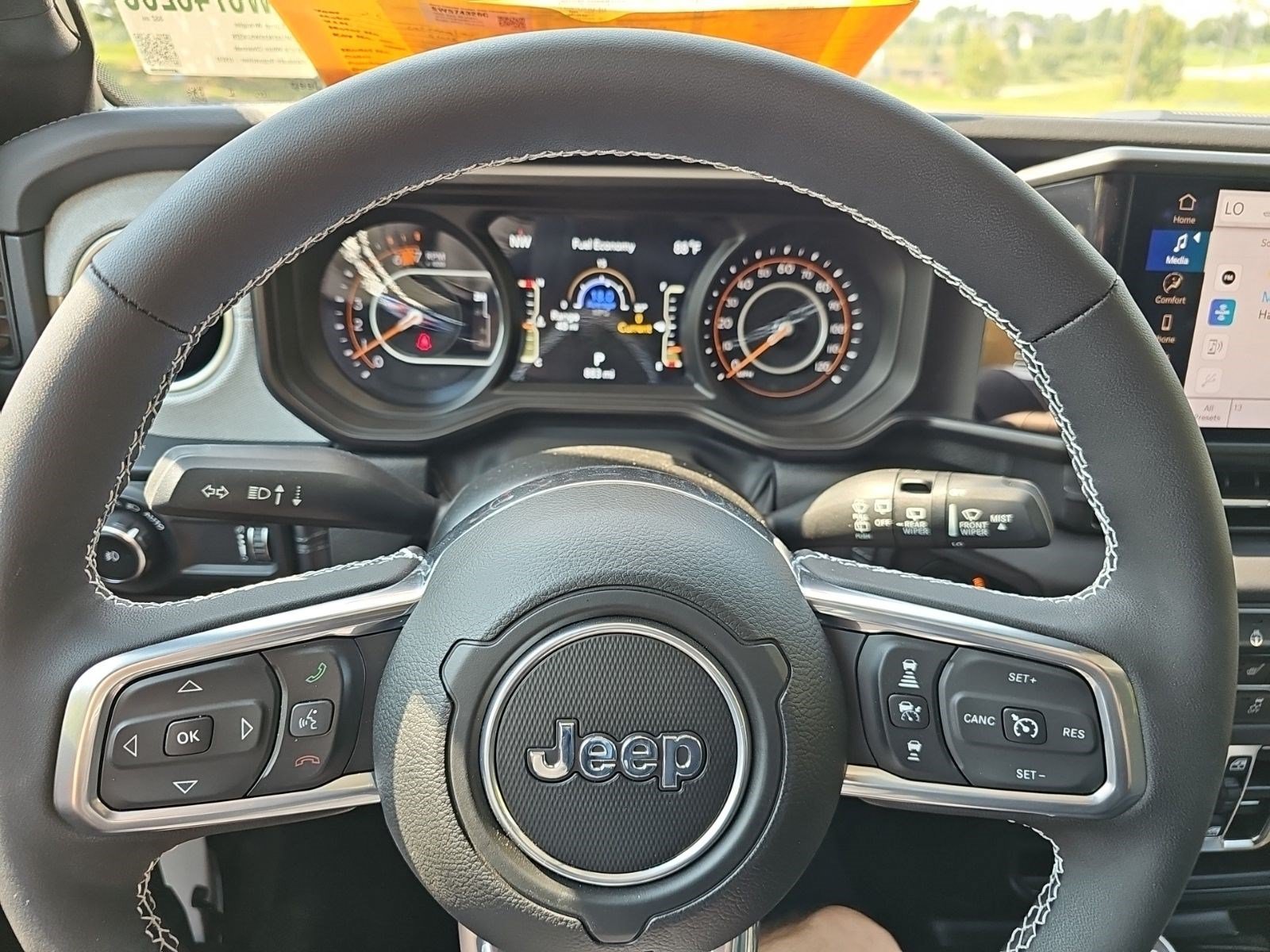 Certified Used 2025 Bright White Clearcoat Jeep Sahara image 20