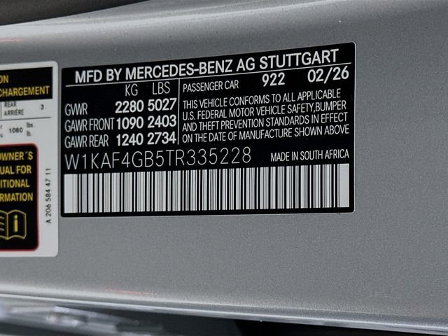 New 2026 Cirrus Silver Metallic Mercedes-Benz C 300 image 62