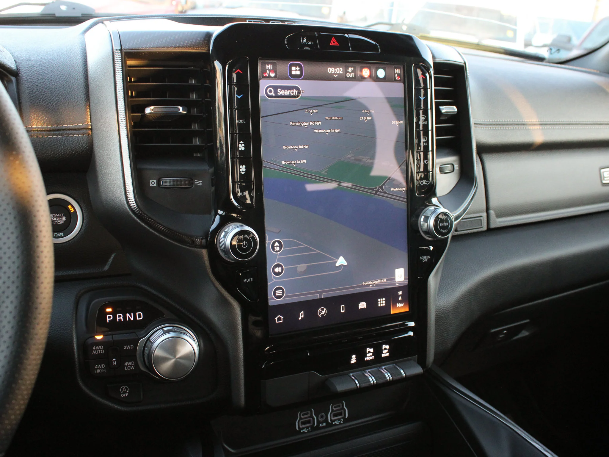 Certified Used 2025 Black RAM Sport * No Accidents | Heated Seats | 360 View Camera | Navigation | One Owner | Twin-Turbo | Alpine image 24