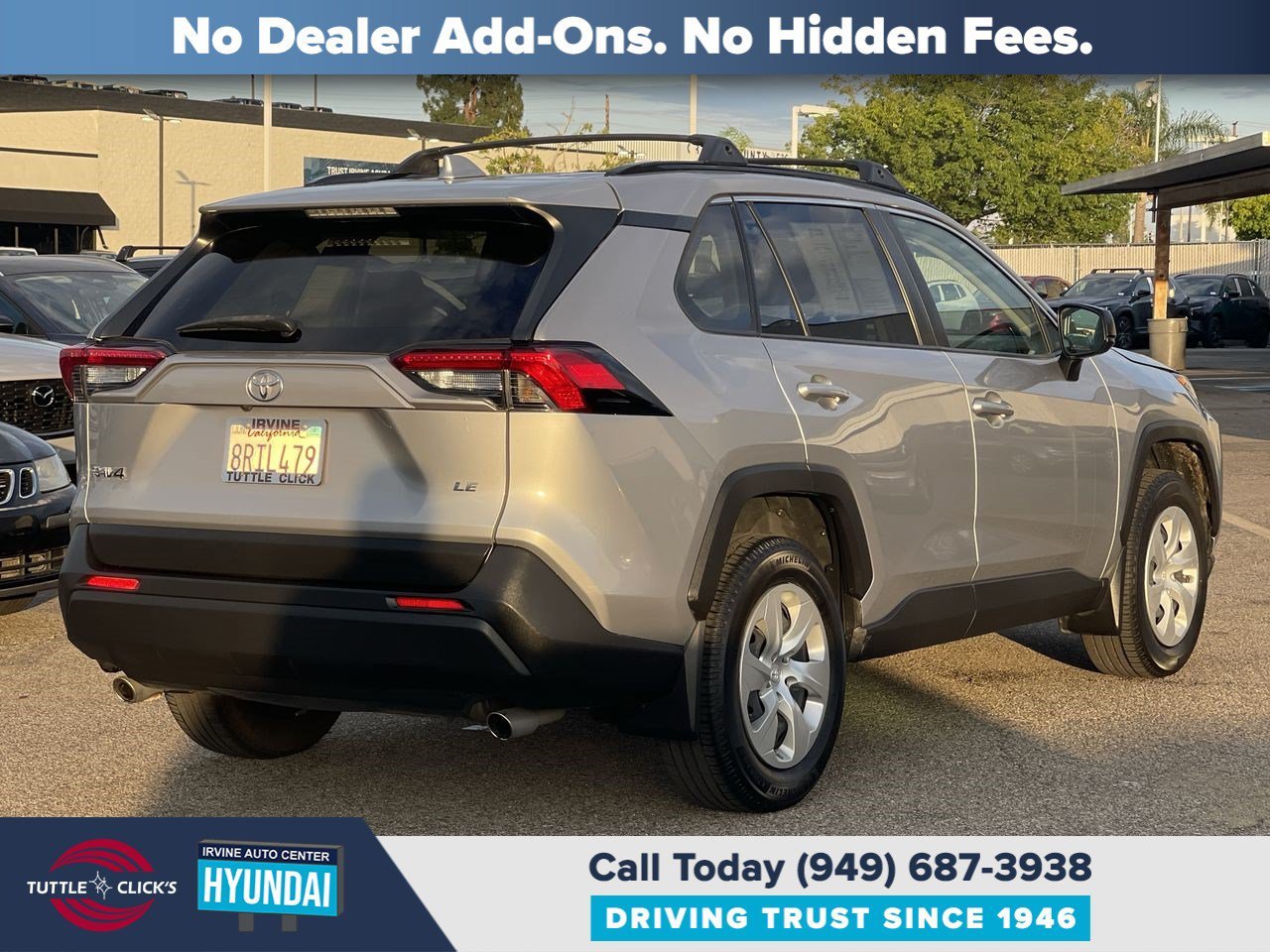 Used 2020 Silver Sky Metallic TOYOTA TRUCK LE image 9