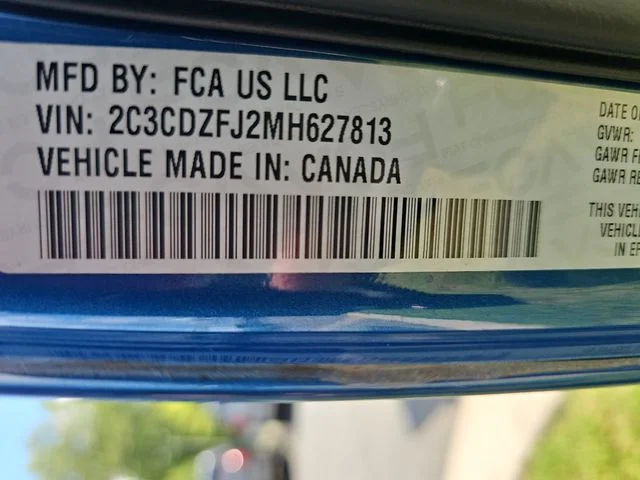 Used 2021 Blue Dodge R/T Scat Pack image 33