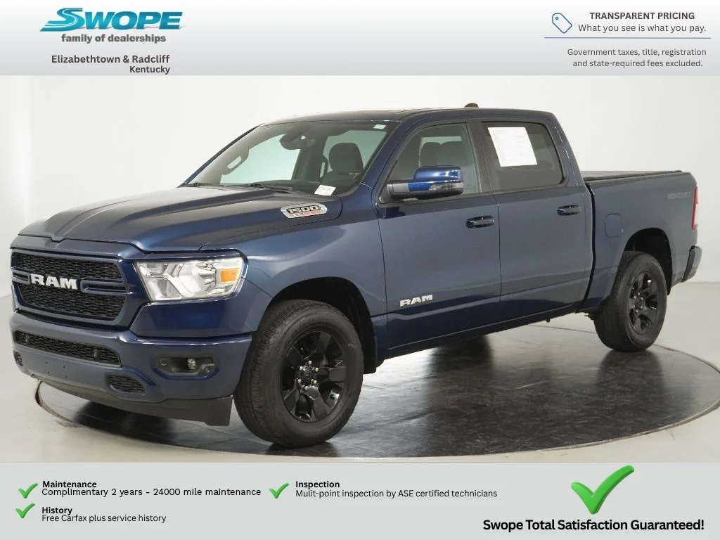 Used 2023 Patriot Blue Pearlcoat Ram Big Horn image 7