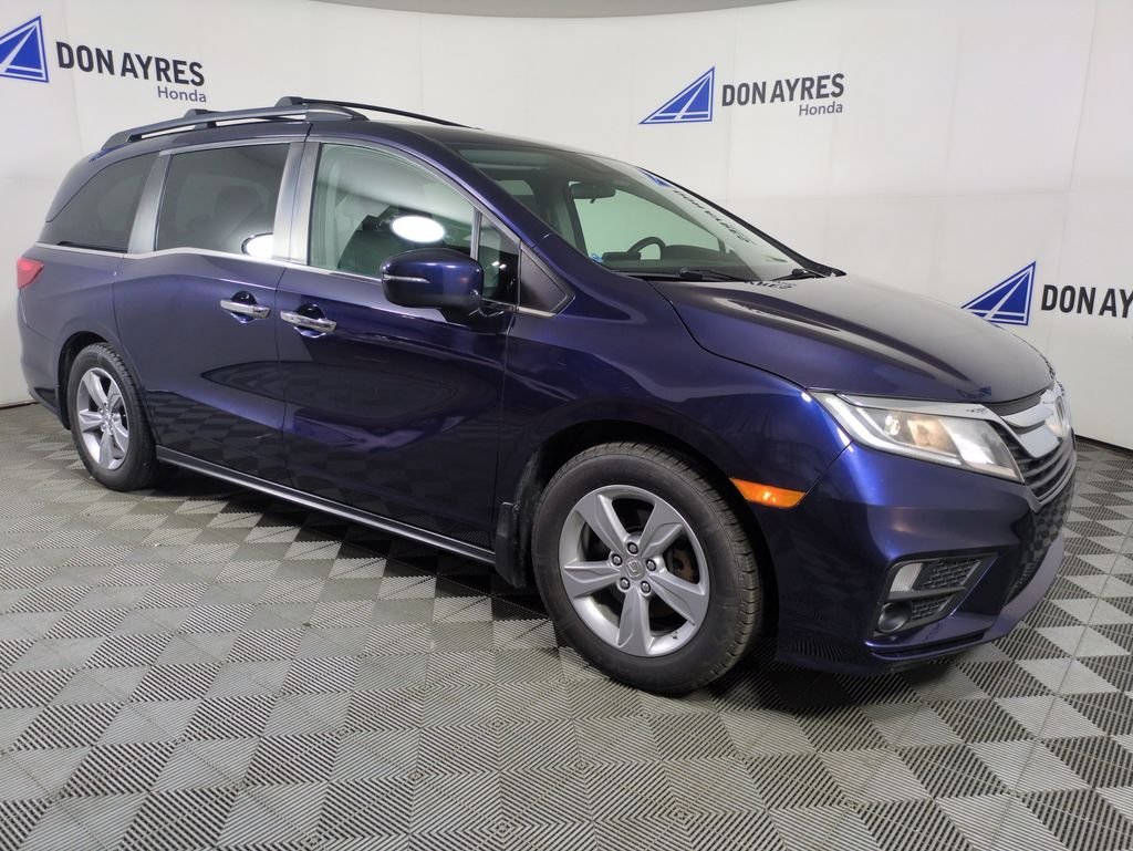 Used 2018 Obsidian Blue Pearl Honda EX image 10