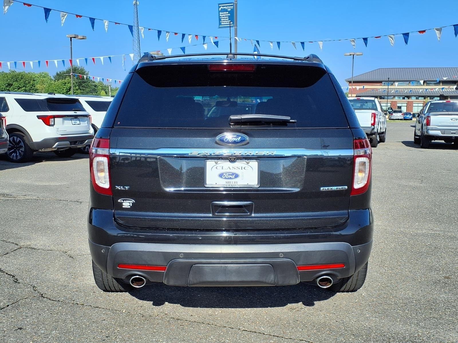 Used 2015 White Platinum Metallic Tri-Coat Ford XLT image 9