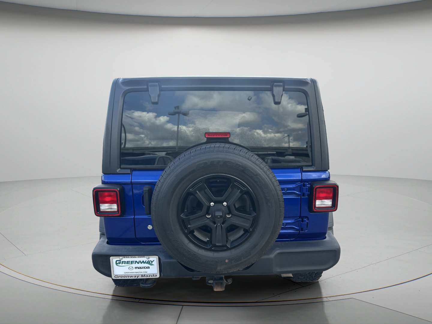 Used 2018 Ocean Blue Metallic Clearcoat Jeep Unlimited Sport S image 6