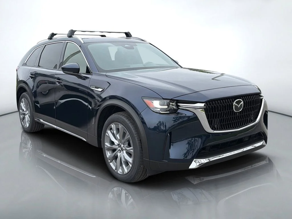 New 2026 Deep Crystal Blue Mica Mazda 3.3 Turbo Premium Plus AWD image 2