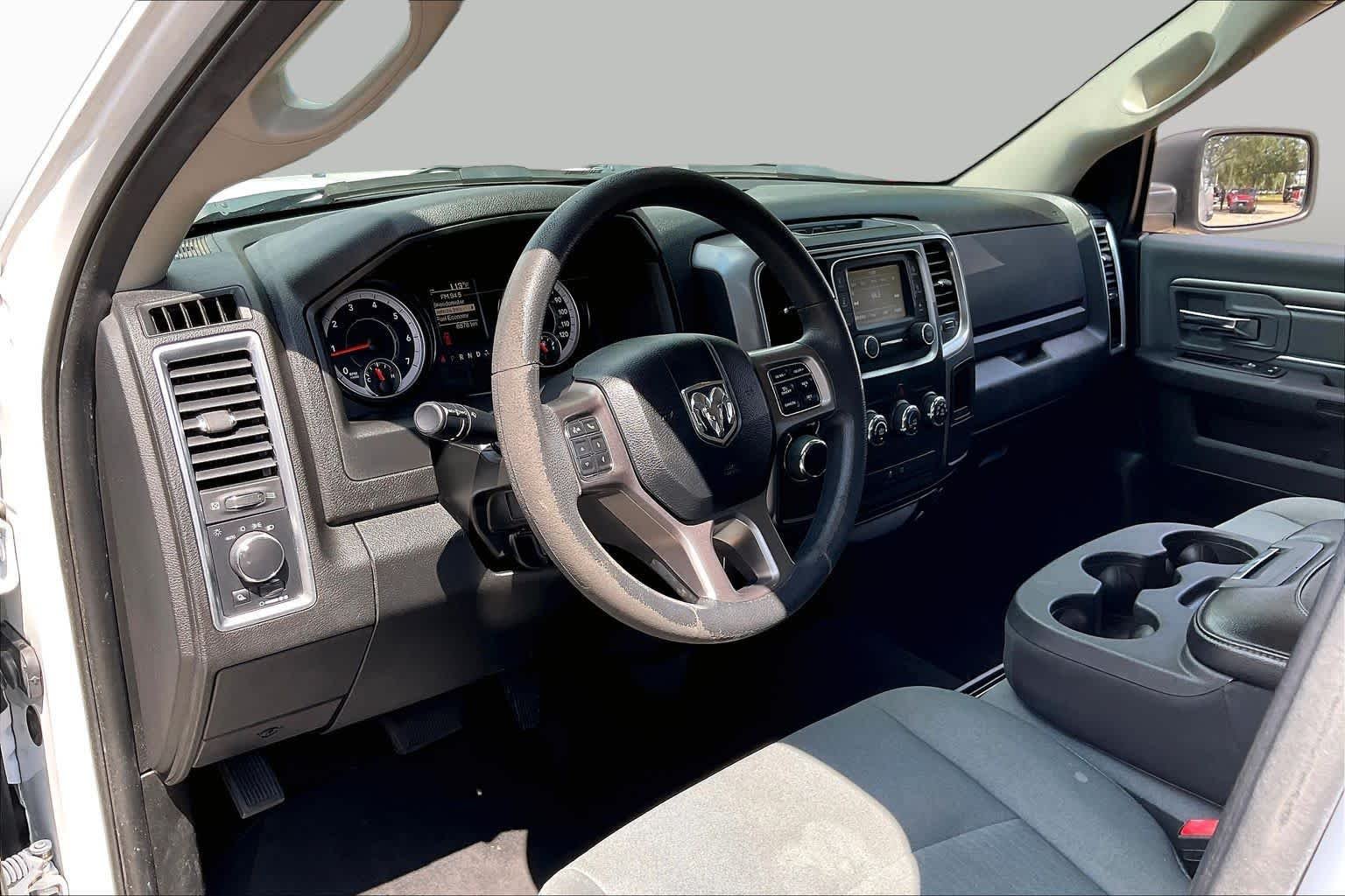 Used 2022 Bright White Clearcoat Ram SLT image 13