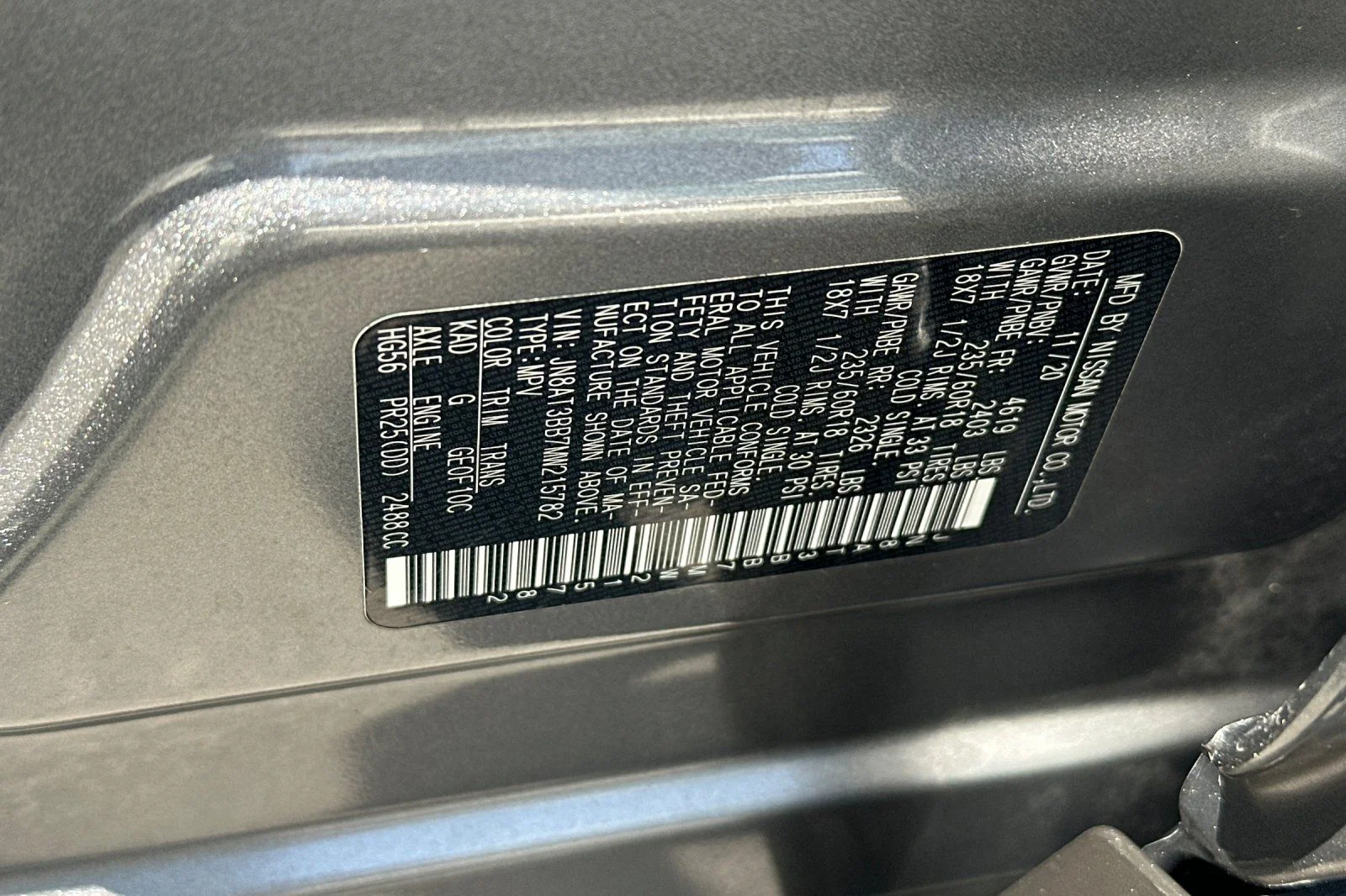 Used 2021 Gray Nissan SV image 27