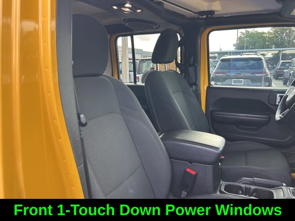 Certified Used 2020 Yellow Jeep Unlimited Sport S image 23