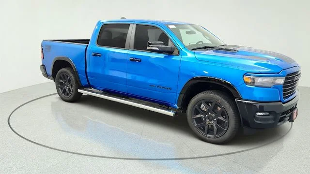 New 2026 Hydro Blue Pearl-Coat Exterior Paint RAM Laramie image 28