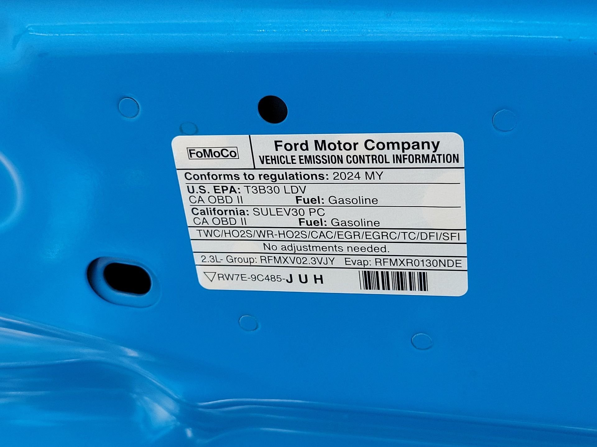 Certified Used 2024 Blue Ford EcoBoost image 23