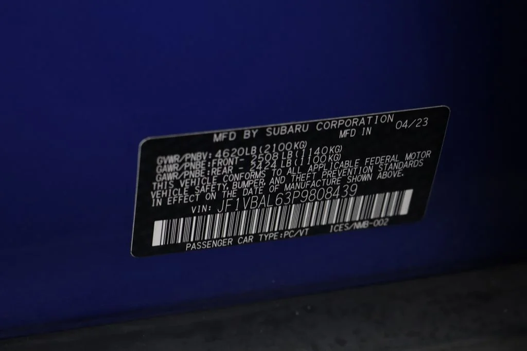 Used 2023 WR Blue Pearl Subaru Limited image 23