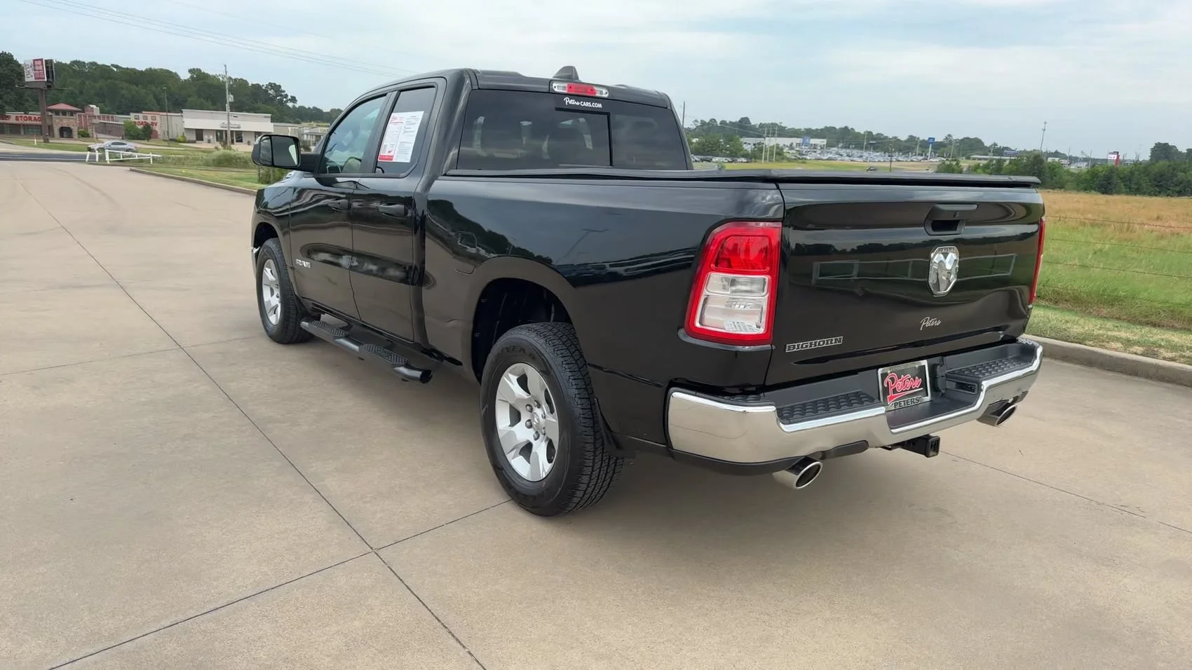 Used 2024 Diamond Black Crystal Pearlcoat Ram Big Horn image 5