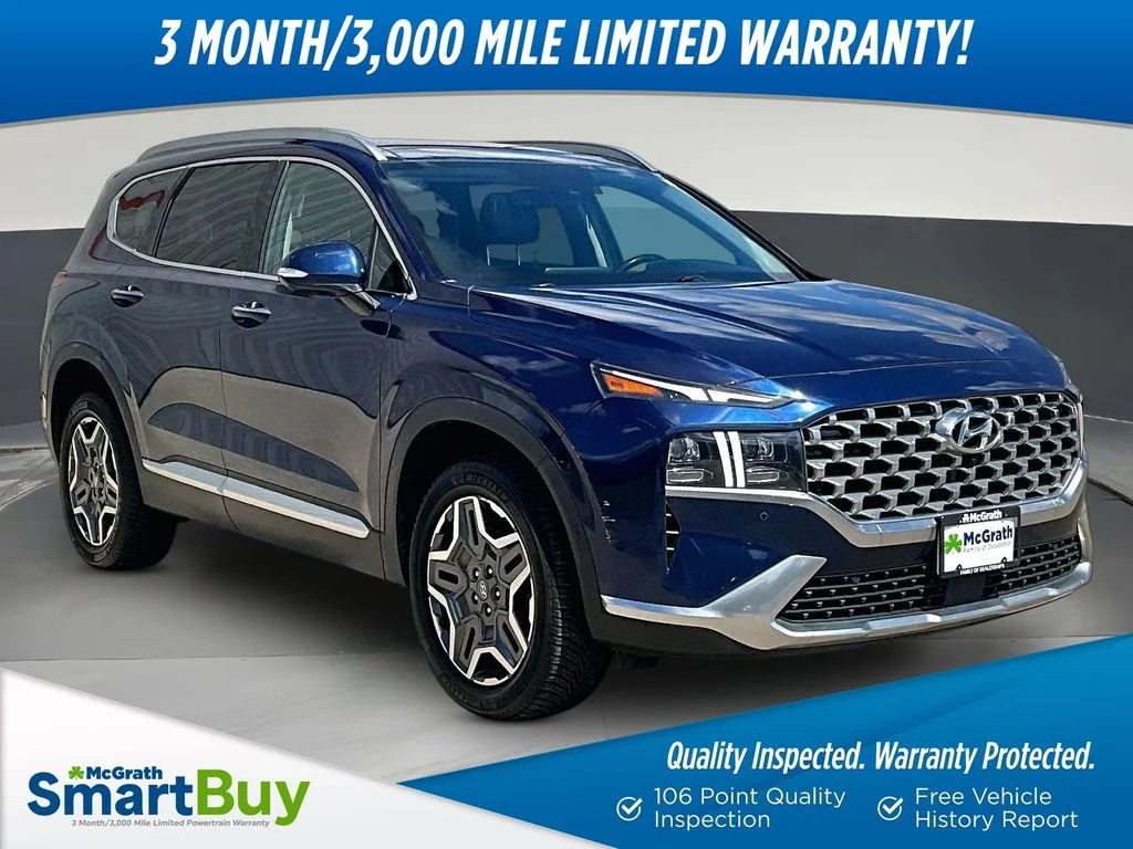 Used 2021 Blue Hyundai Limited image 1