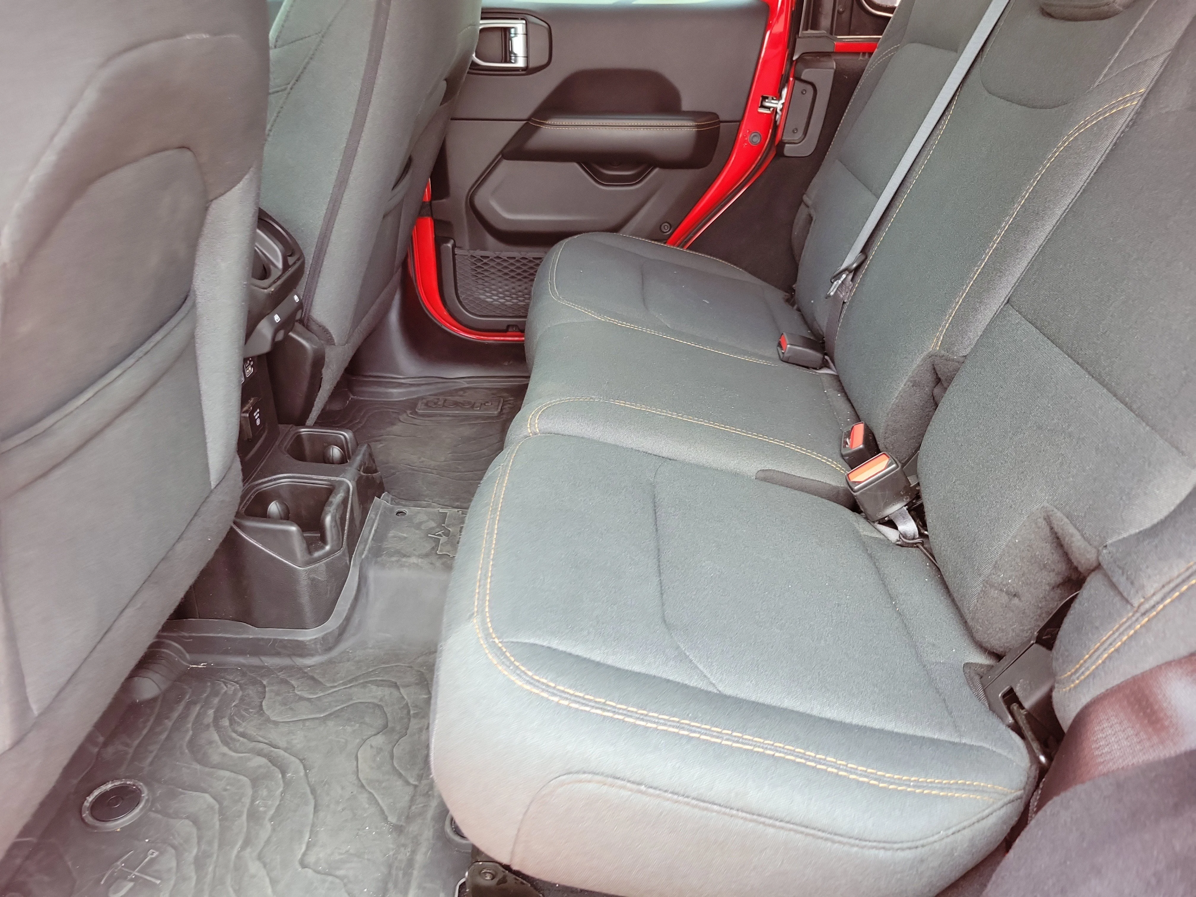 Used 2024 Firecracker Red Clearcoat Jeep Sahara image 8