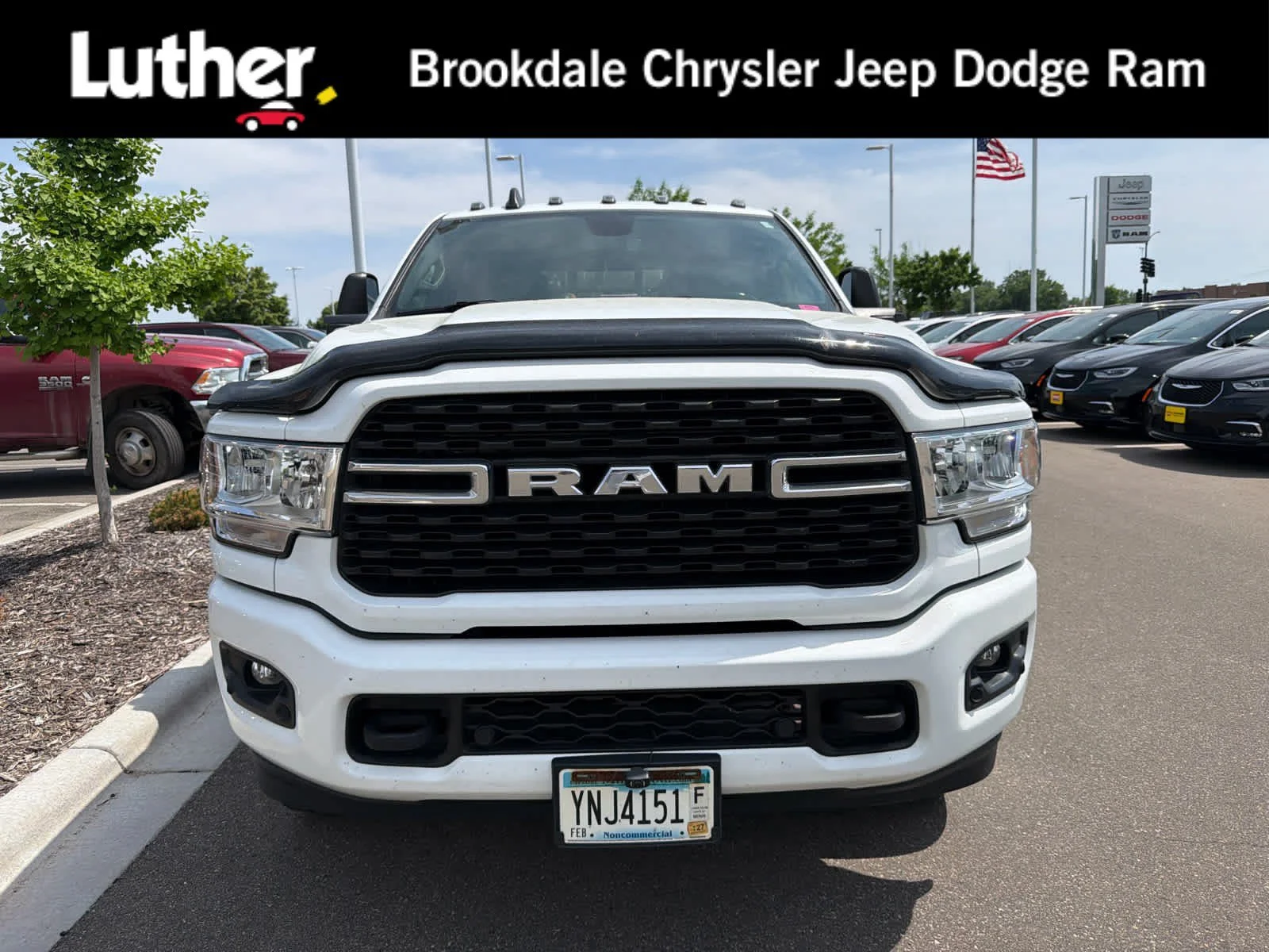 Used 2023 Bright White Clearcoat Ram Big Horn image 1