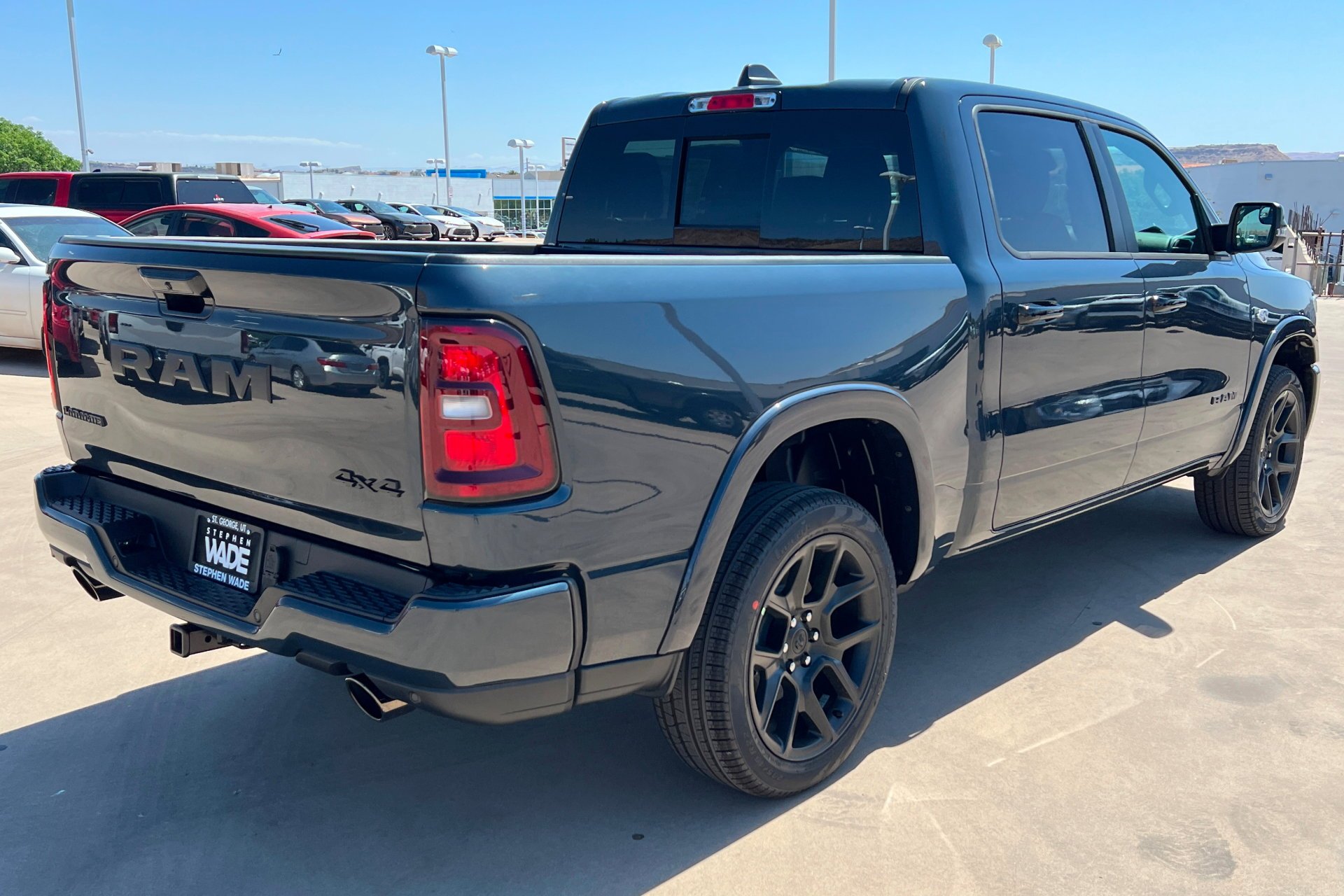 New 2026 Forged Blue Metallic Exterior Paint RAM Laramie image 6
