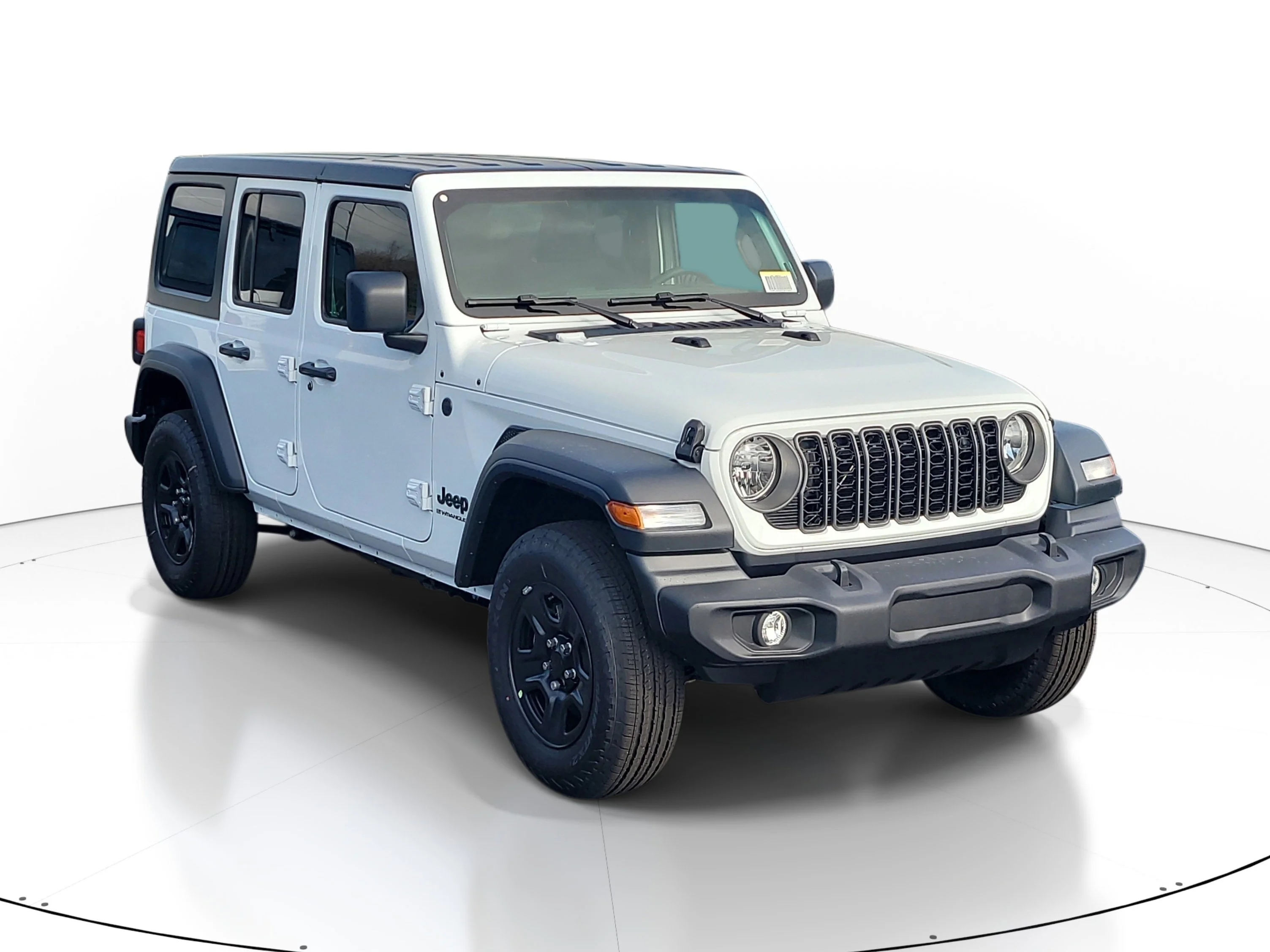 New 2026 Bright White Clearcoat Jeep Sport image 1