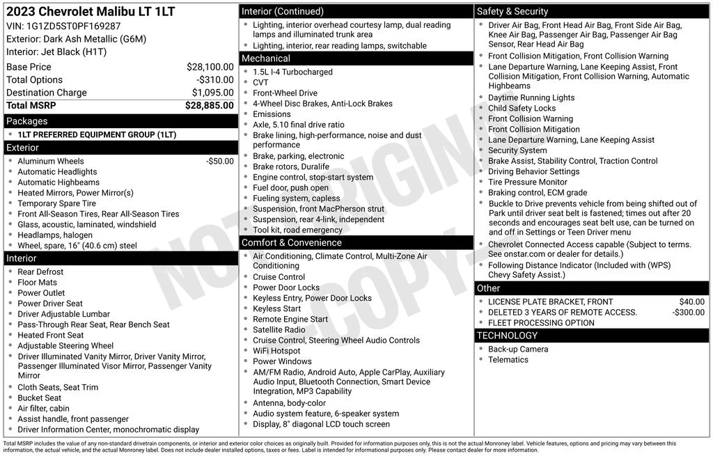 Used 2023 Gray Chevrolet LT image 6