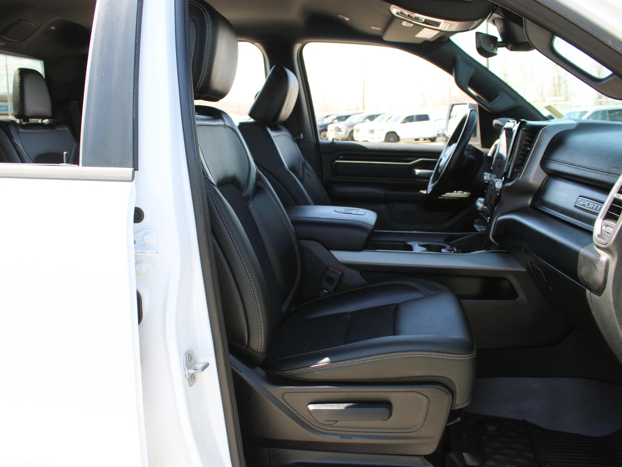 Certified Used 2023 White RAM Sport * No Accidents | HEMI V8 | Heated Seats | Night Edition | Bedliner | Apple CarPlay | 3M PPF image 21