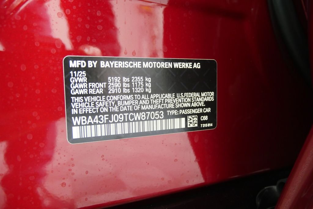 Used 2026 Vegas Red Metallic BMW 530i image 26