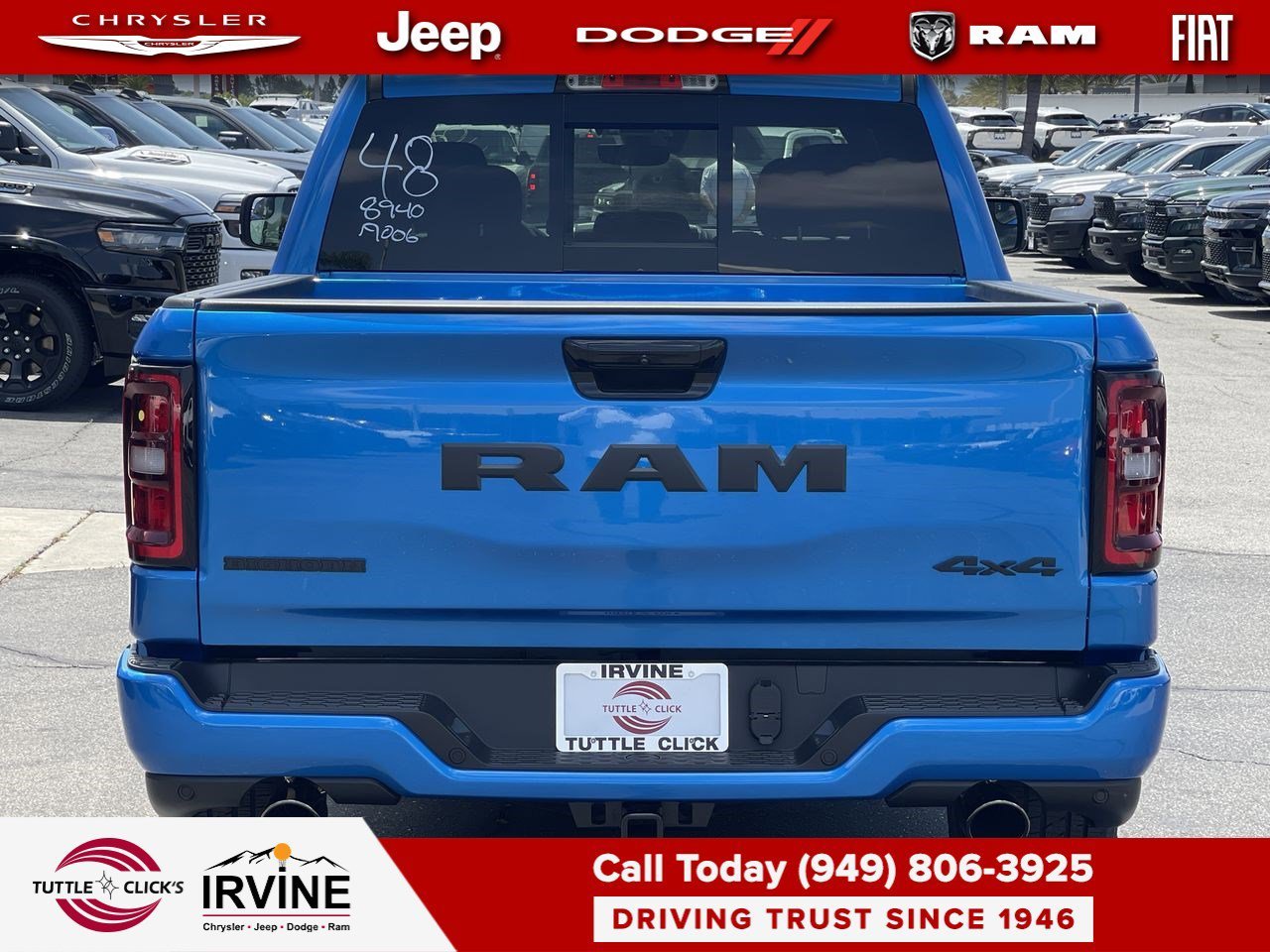New 2026 Hydro Blue Pearlcoat RAM Big Horn image 5