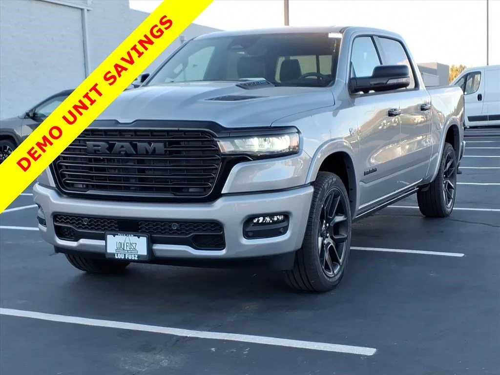 New 2026 Billet Silver Metallic Clear-Coat Exterior Paint RAM Laramie image 2