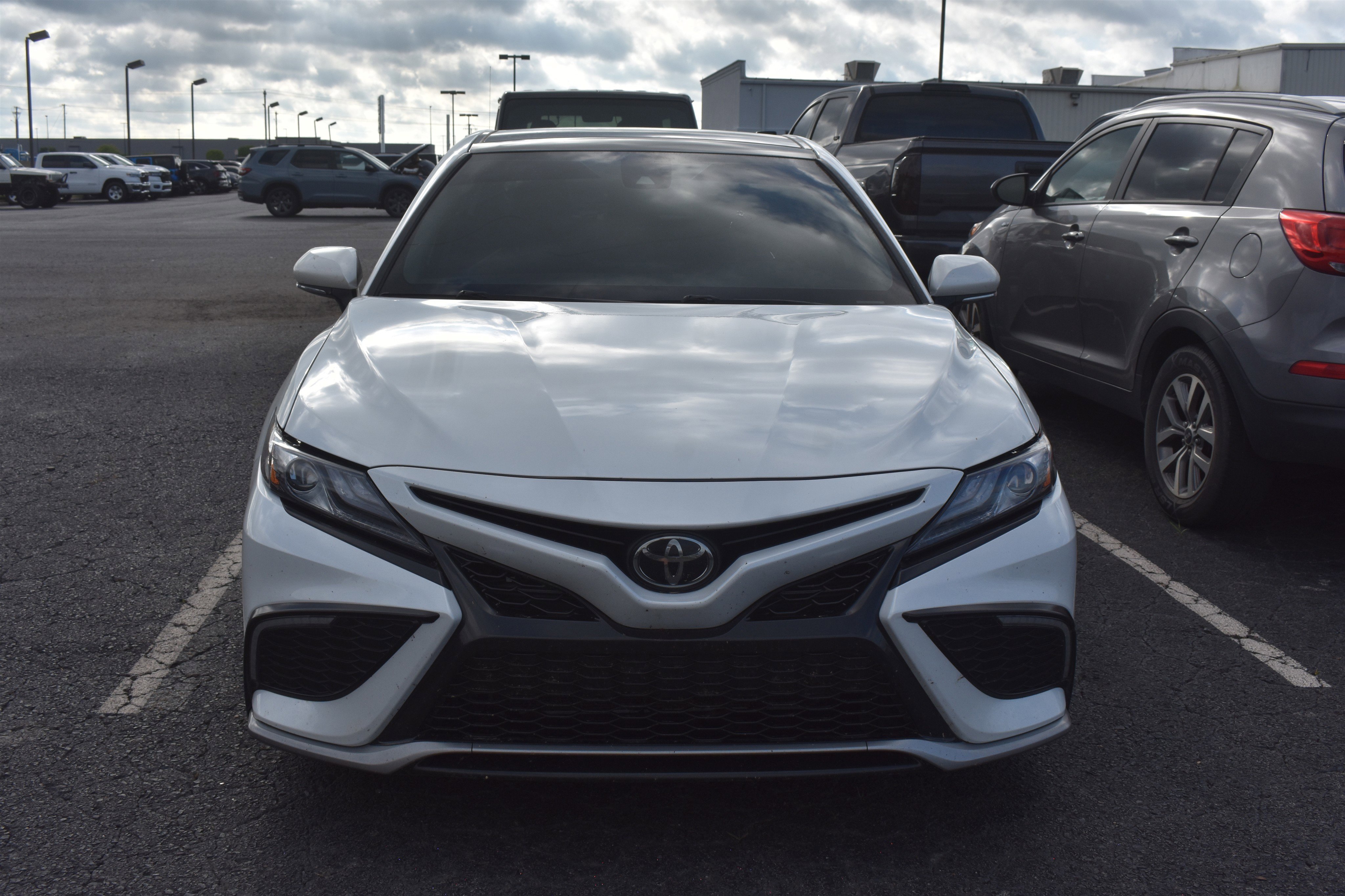 Used 2022 White Toyota XSE image 2