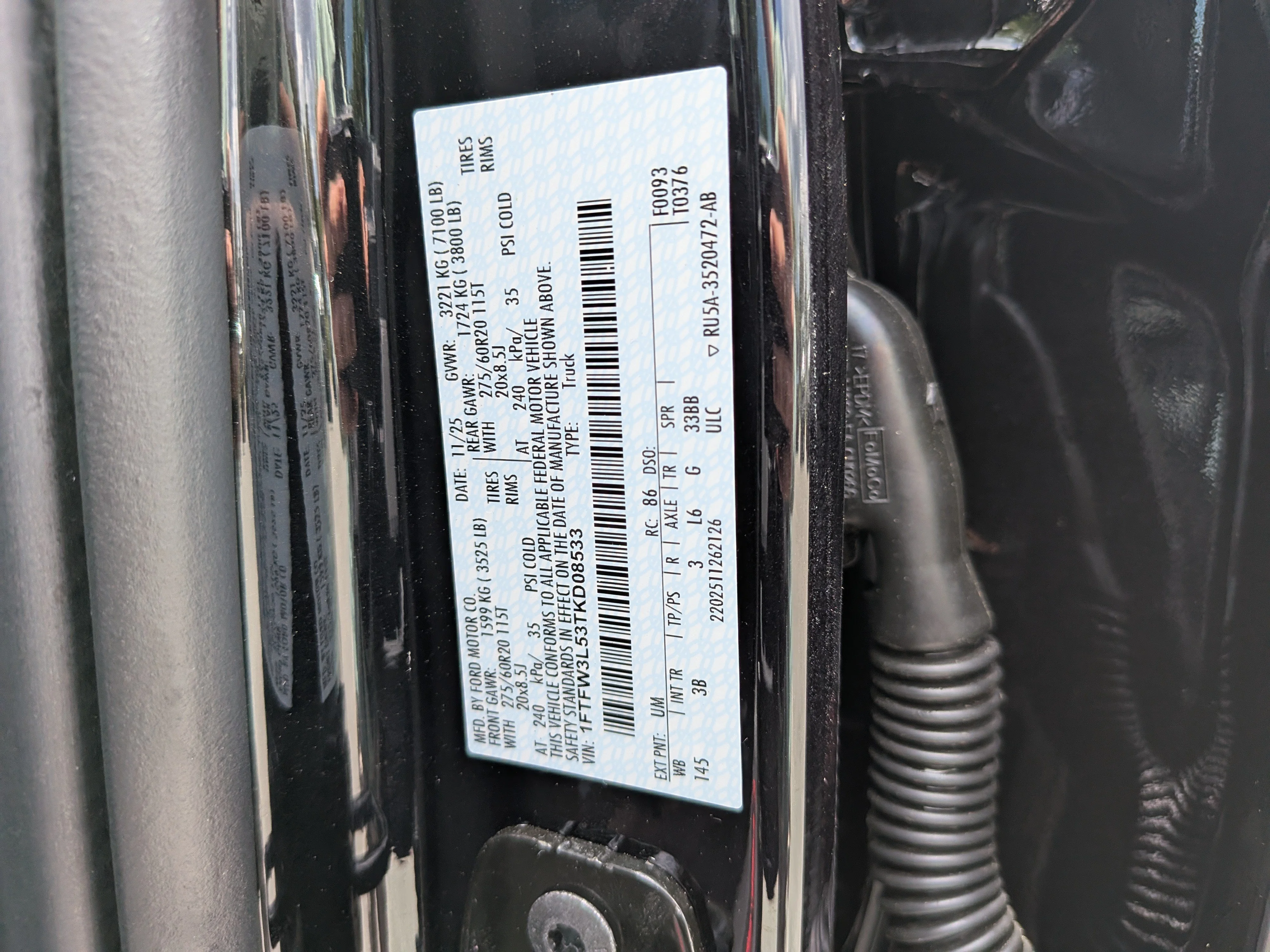 New 2026 Agate Black Metallic Ford XLT image 36