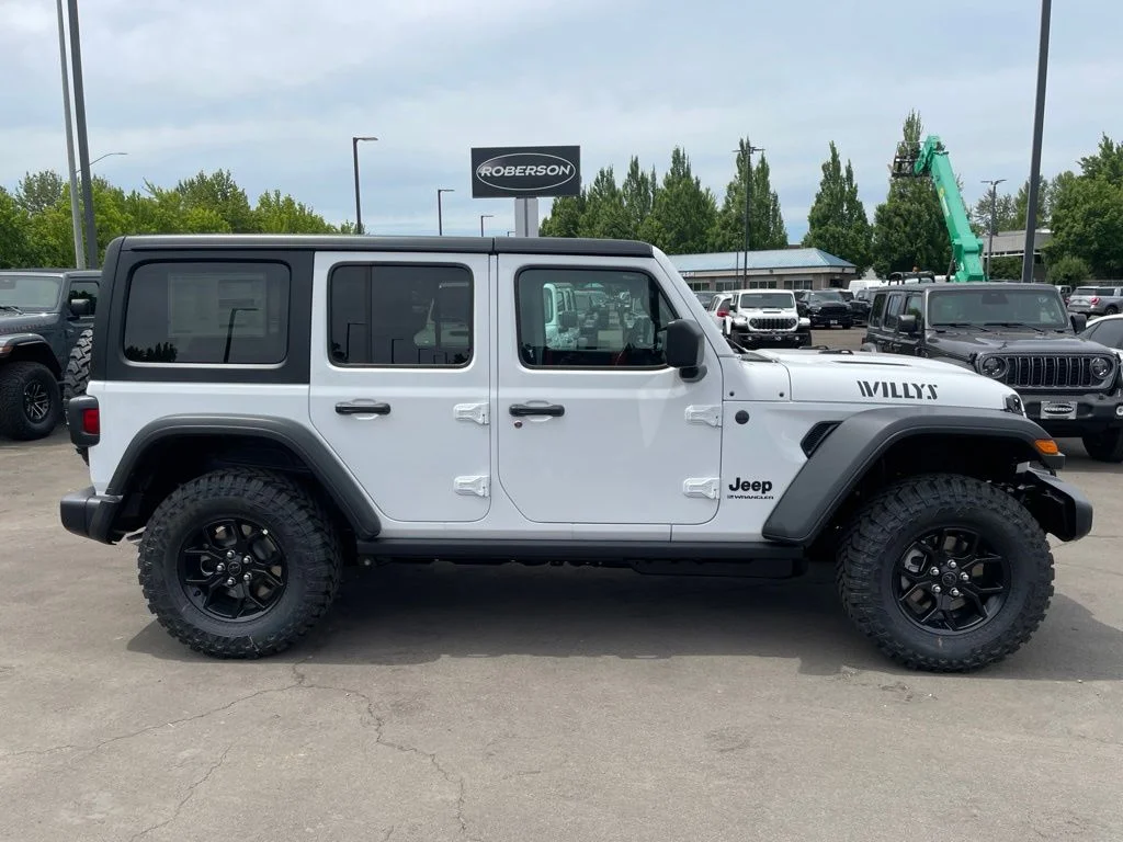 New 2026 Bright White Clear-Coat Exterior Paint Jeep Willys image 5