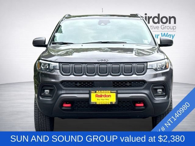Used 2022 Granite Crystal Metallic Clearcoat Jeep Trailhawk image 3