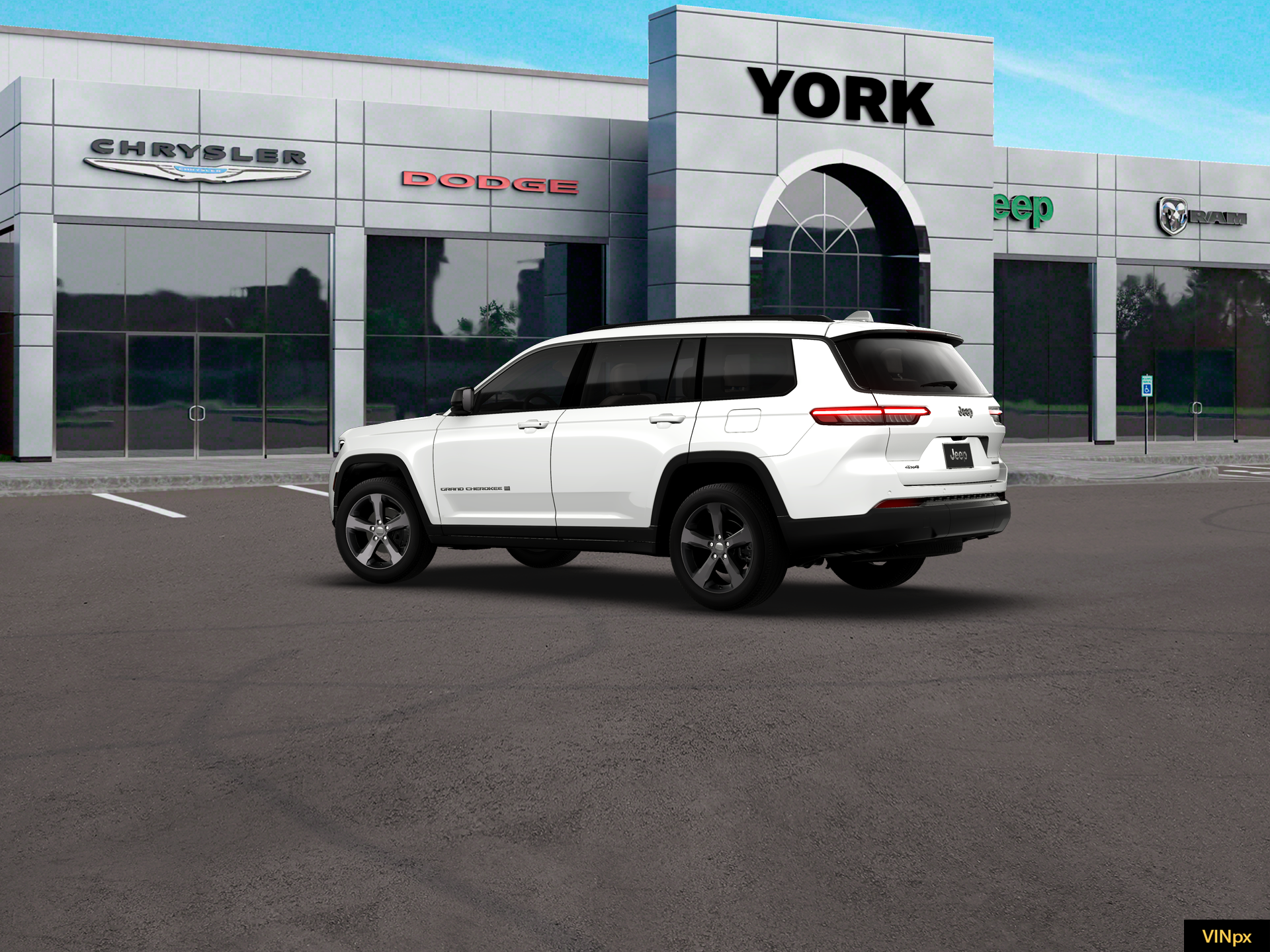 New 2026 Bright White Clear-Coat Exterior Paint Jeep Limited image 4