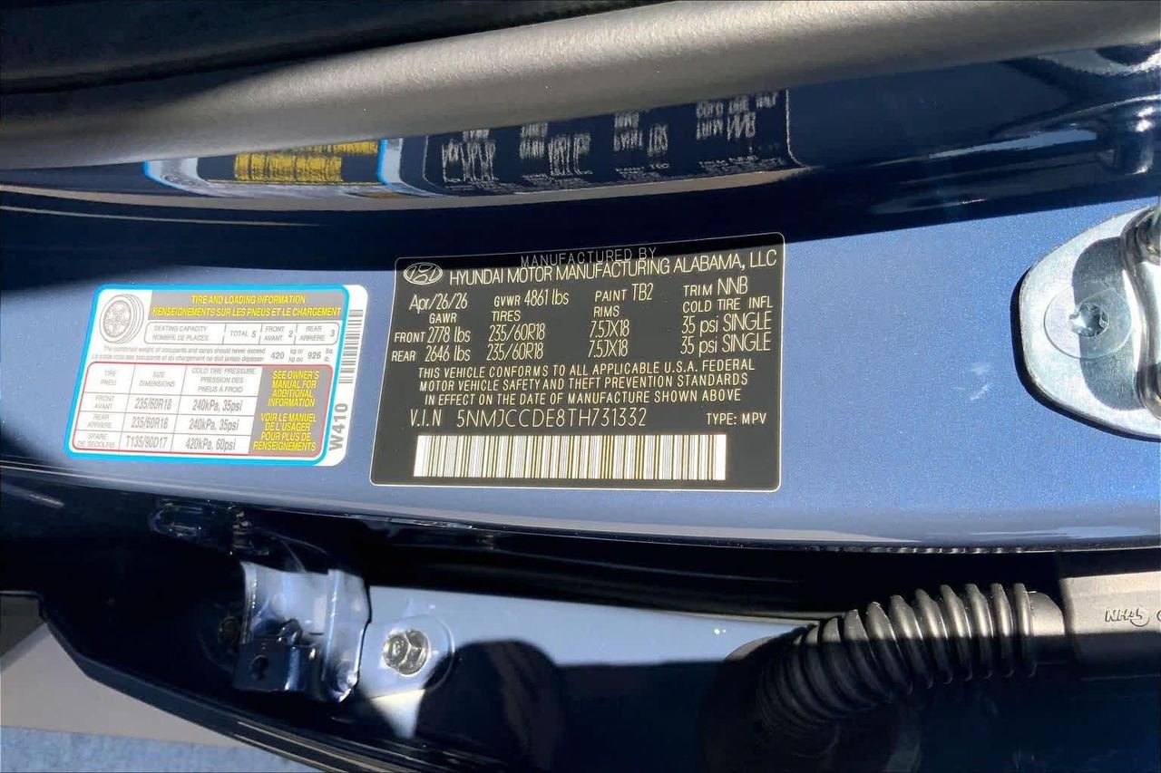New 2026 Atlantis Blue Hyundai SEL Premium AWD image 19