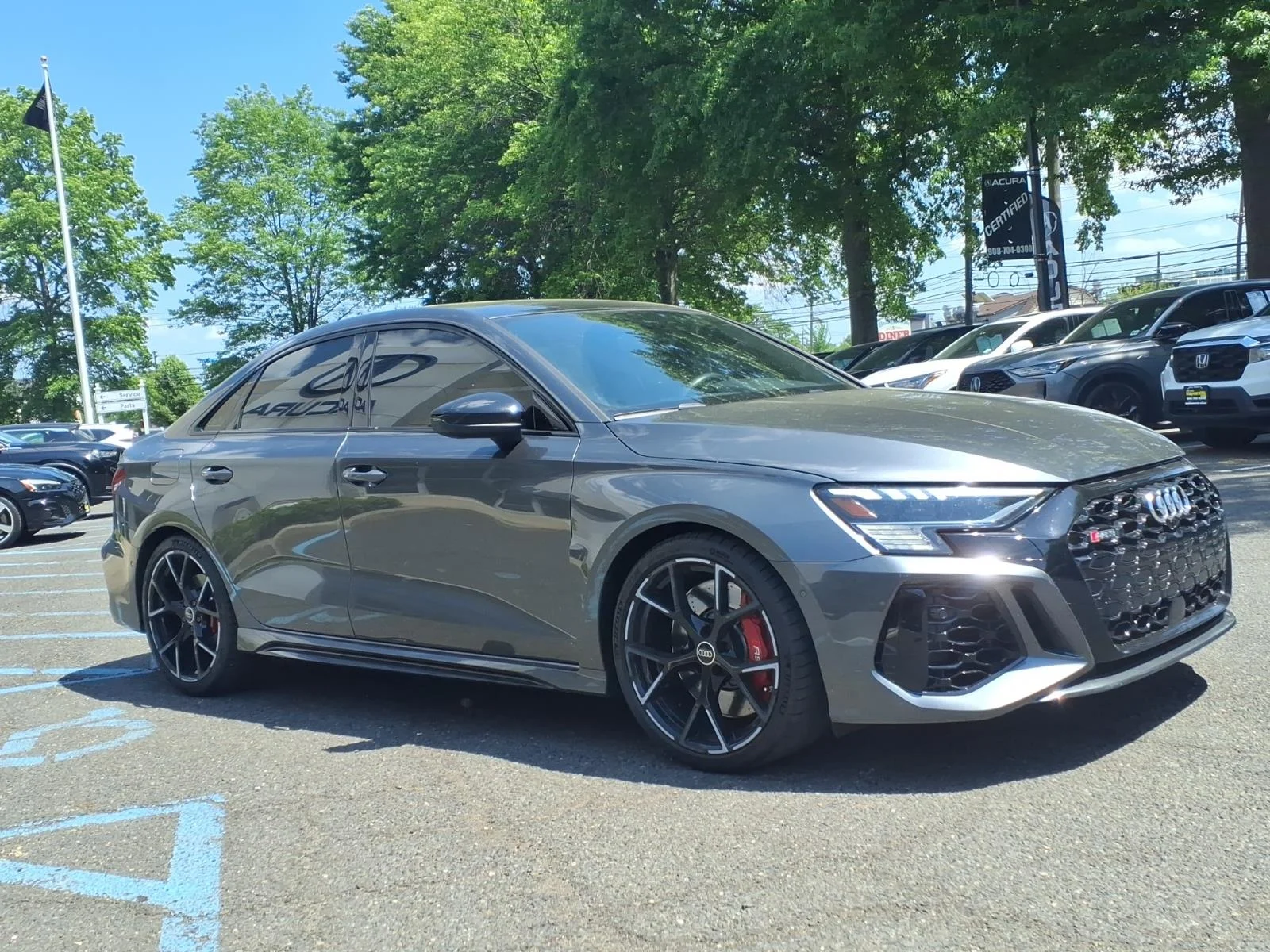 Used 2024 Daytona Gray Pearl Effect (6y6y) Audi 2.5T quattro image 3