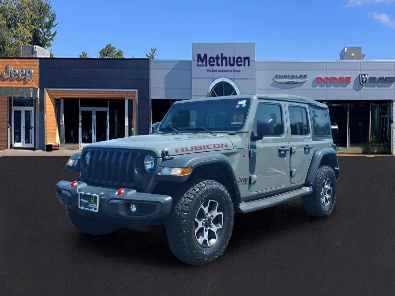 Used 2021 Sting-Gray Clearcoat Jeep Unlimited Rubicon image 9
