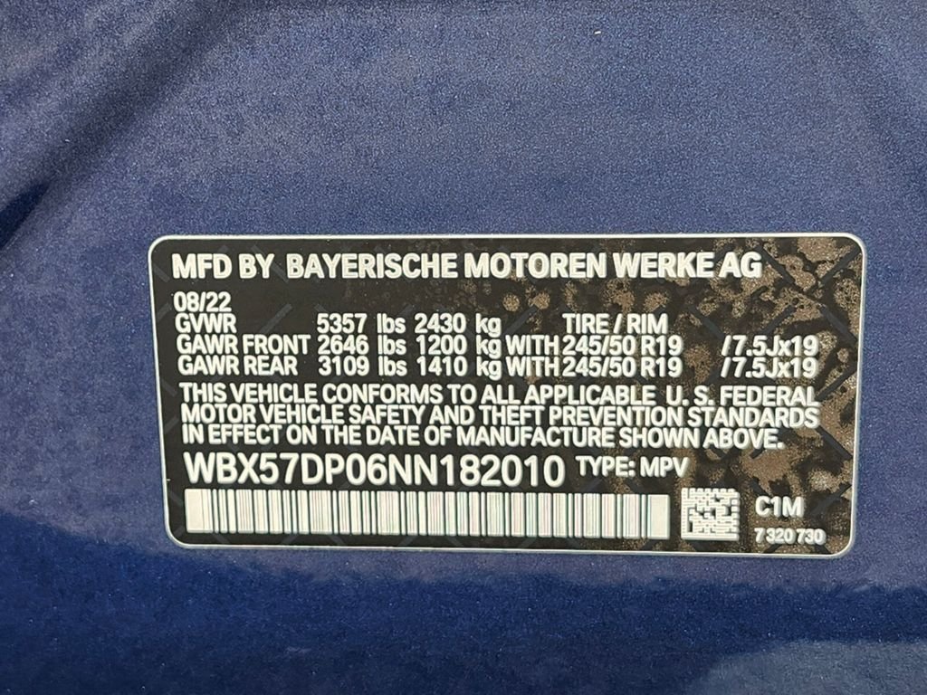 Certified Used 2022 Blue BMW xDrive30i image 36