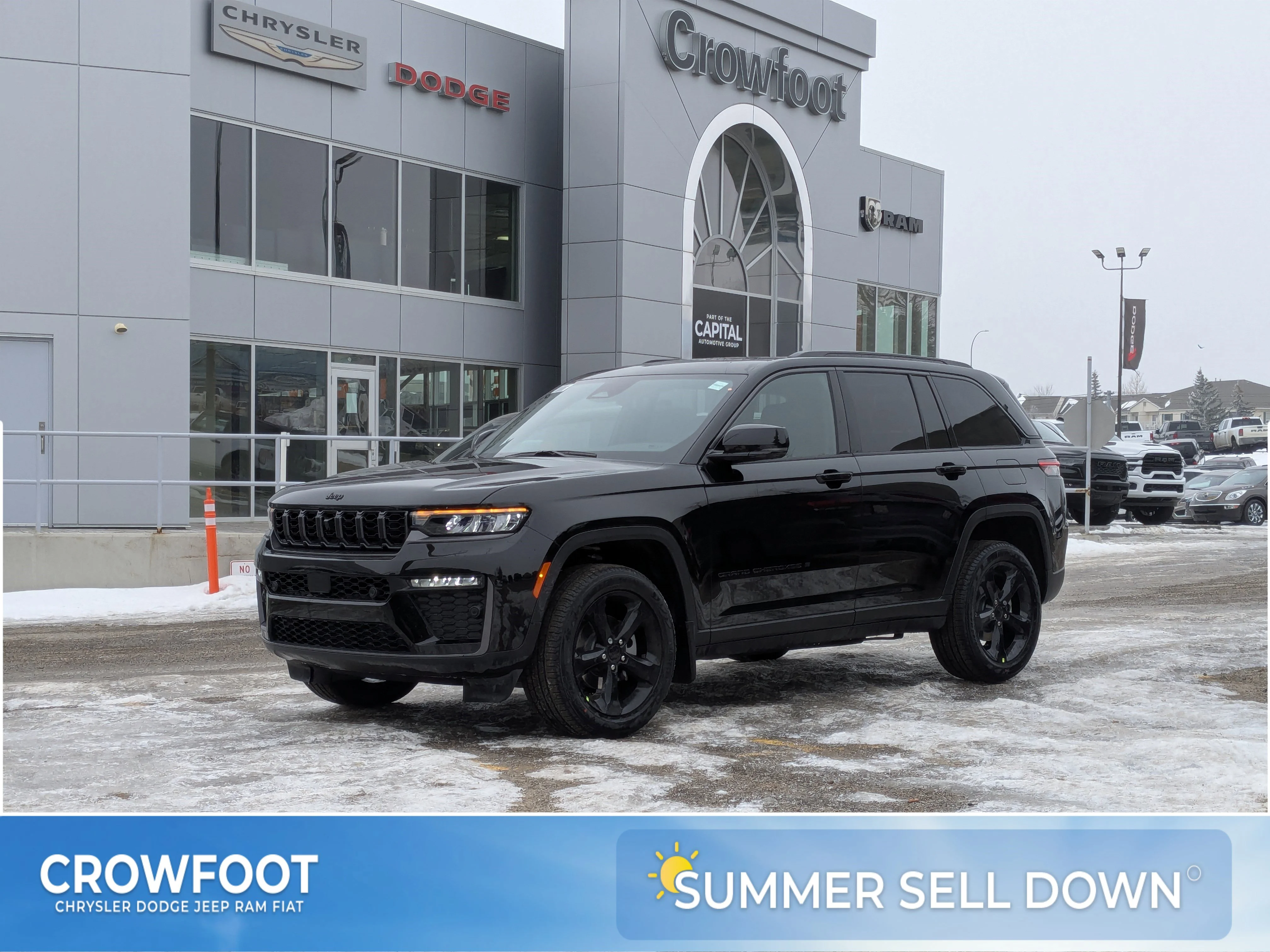 New 2026 Black Jeep Limited - - Panoramic Sunroof - Limited Altitude Pack - 20 Gloss Black Wheels - Luxury Tech II - image 1
