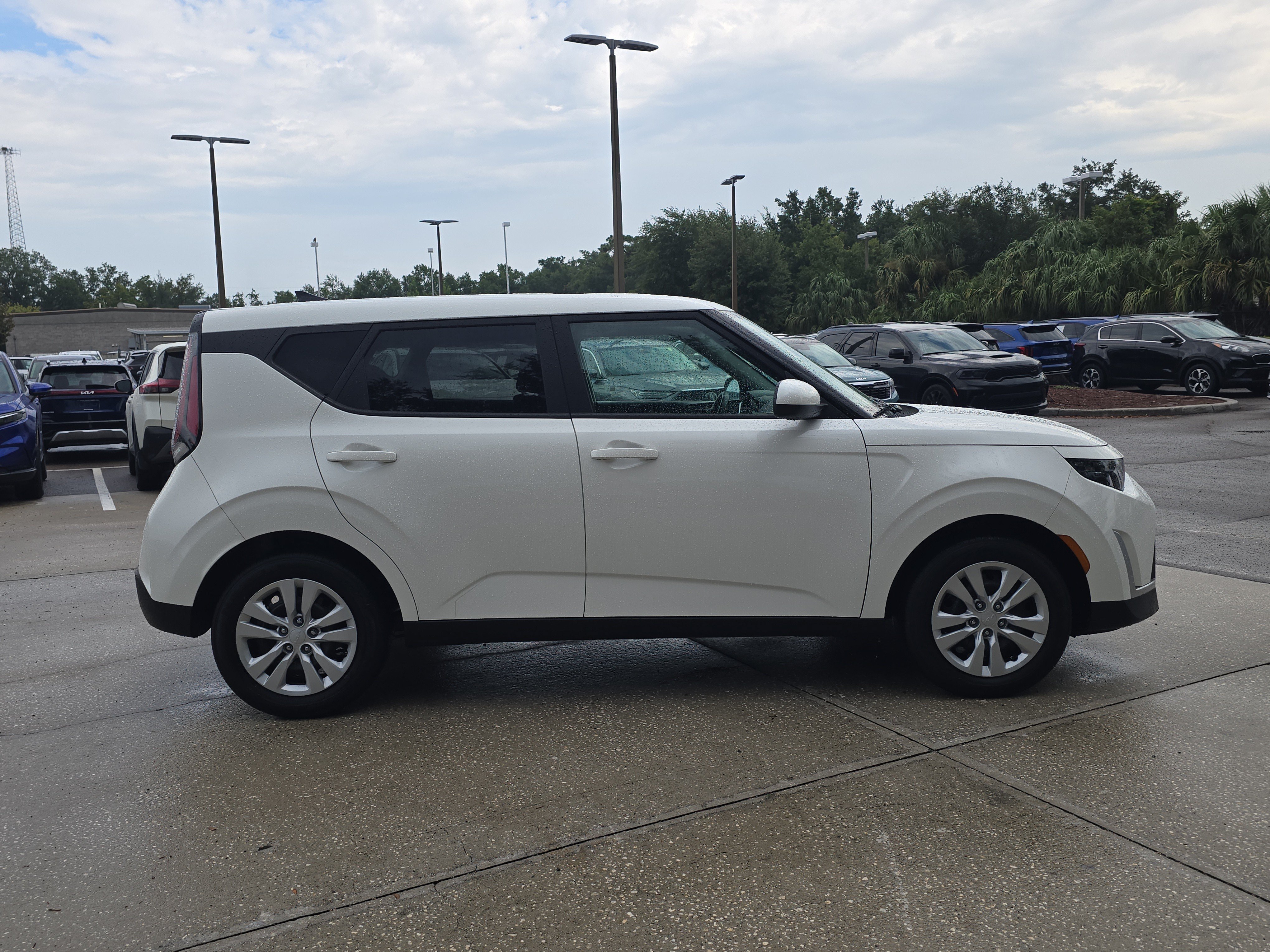 Certified Used 2025 Snow White Pearl Kia LX image 9